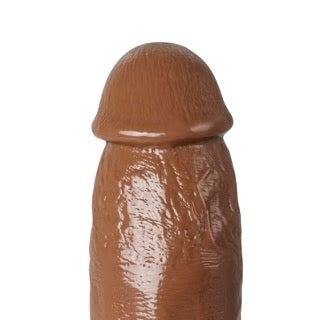 6.7” Brown Colored Realistic Dildo With Balls