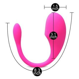 9-Speed App-Controlled Pink Vibrating Egg