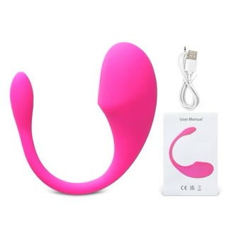 9-Speed App-Controlled Pink Vibrating Egg