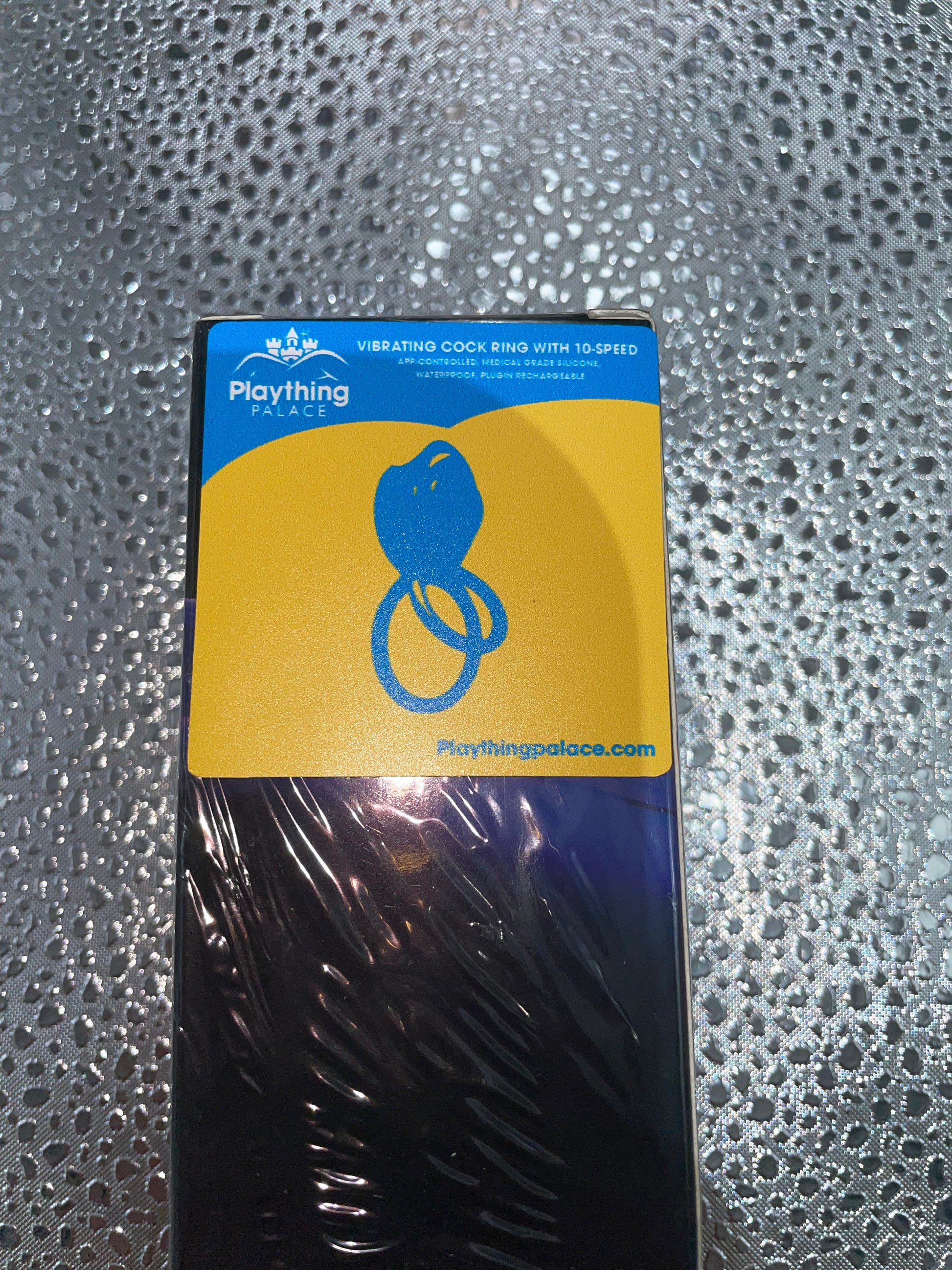 Vibrating Cock Ring with 10-Speed App-Controlled, Medical Grade Silicone, Waterproof, Plug-In Rechargeable
