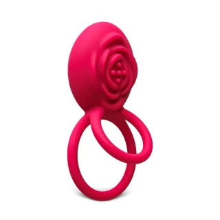 Vibrating Cock Ring with 10-Speed App-Controlled, Medical Grade Silicone, Waterproof, Plug-In Rechargeable