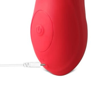 Red Vibrating and Sucking Vibrator