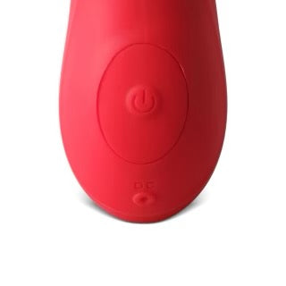 Red Vibrating and Sucking Vibrator